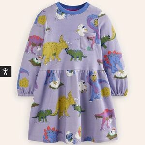 Mini Boden Loop Back Sweatshirt Dress